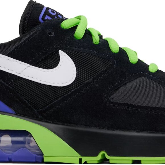 Nike Air Max 180 QS Black/White-Action Green "Joker" Beetlejuice Mens Size 10 - Picture 13 of 13